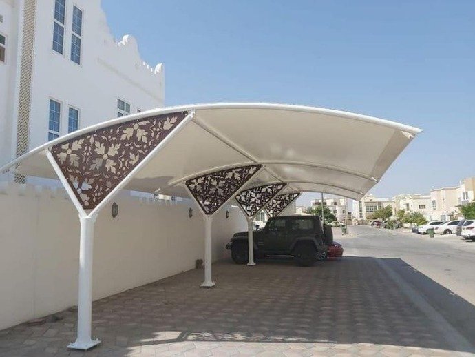 تركيب السواتر والمظلات